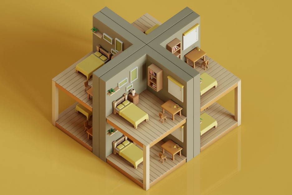 Illustration d’une solution d’aménagement intérieur pour optimiser chaque mètre carré sans travaux, adaptée aux petits espaces à Toulouse.