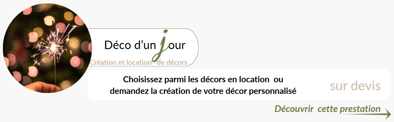 Découvrez les tarifs de location et conception de décors à Toulouse. Ambiances sur mesure pour mariages, anniversaire et fêtes privées.