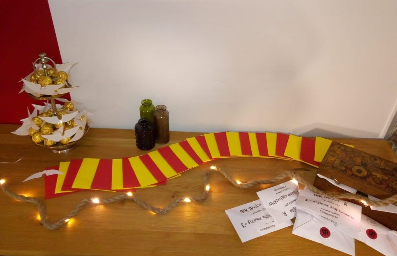 Décor à thème Harry Potter Location et création de décor pour un événement sur le thème champêtre: mariage, anniversaire, baptême -projet personnalisé sur mesure